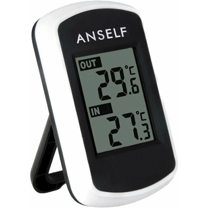 Anself Lcd-funkthermometer Für Den Innen- Und Außenbereich