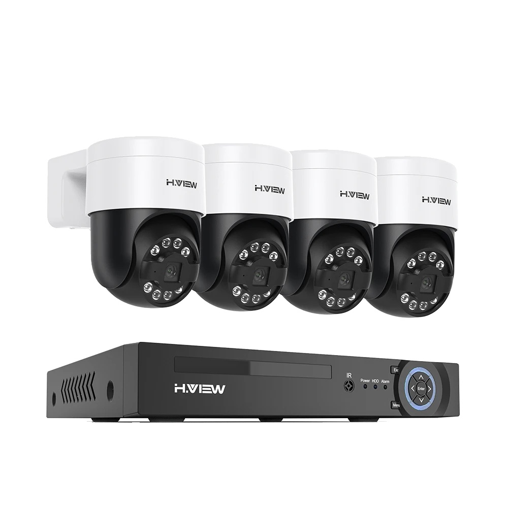 Sicherheitskamerasystem, 8 Mp Auflösung, Echtzeiterkennung, 4 X 8 Mp Kameras, 2t
