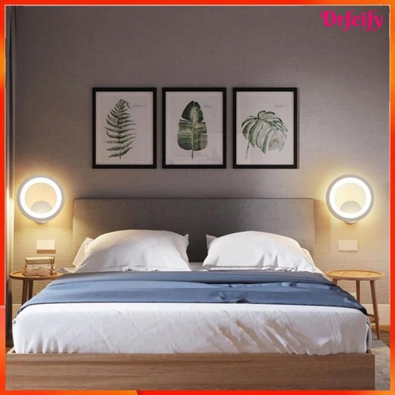 Wandleuchte – Rundes Modell – Integrierte Led – Warmweißes Acryl – Energiesparend