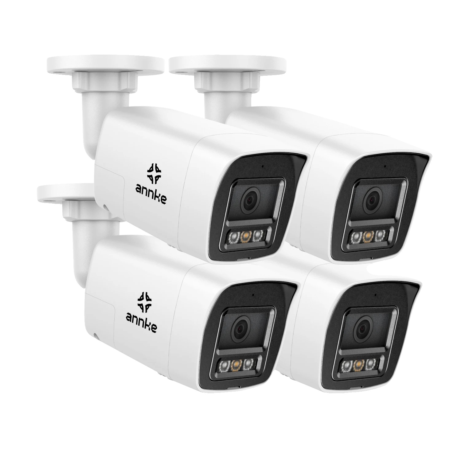 Sicherheitskamera, 3k-auflösung, Zwei-wege-audio, 4er-pack
