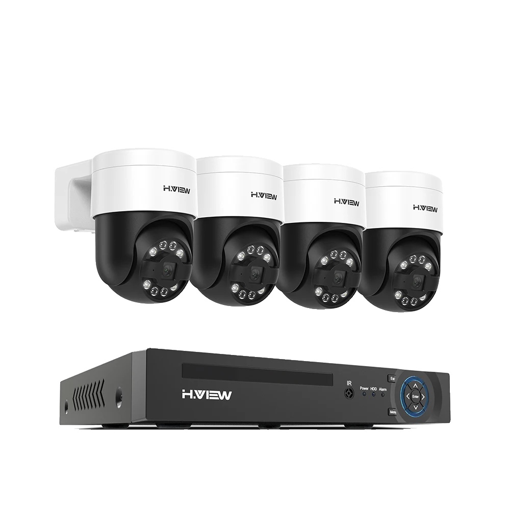 Videoüberwachungssystem, 8-mp-auflösung, Ptz-funktion, 4 X 8-mp-kameras, Keine