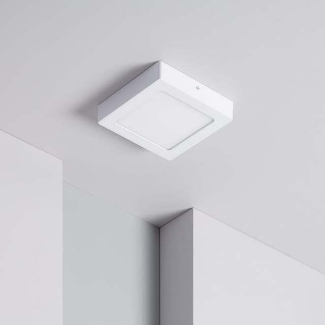 LED-Deckenleuchte 12W Eckig 170x170 mm LIFUD 6000K Kaltweiß