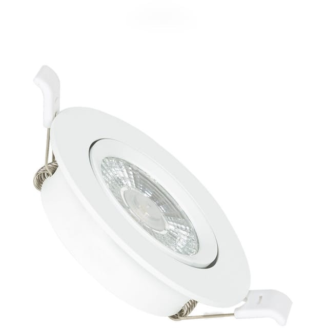 Ledkia - led Downlight Einbaustrahler 5W Rund cob CRI90 Slim Ausschnitt Ø75 mm No Flicker 2700K Warmweiß