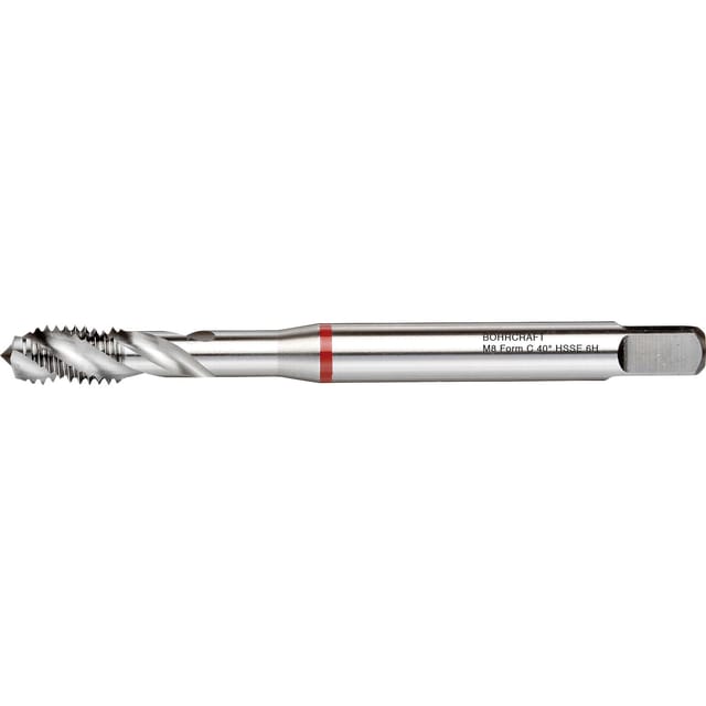 Bohrcraft - Maschinengewindebohrer 40º rsp DIN371 M6 verstärkter Schaft Rotring