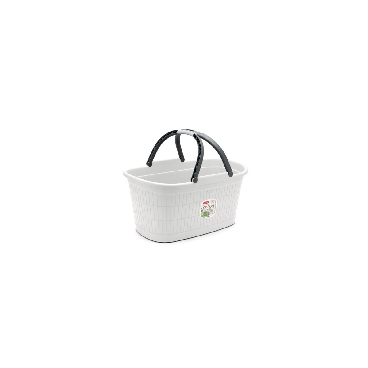 Stefanplast Wäschekorb Domus Weiß 35l Mit Griffen