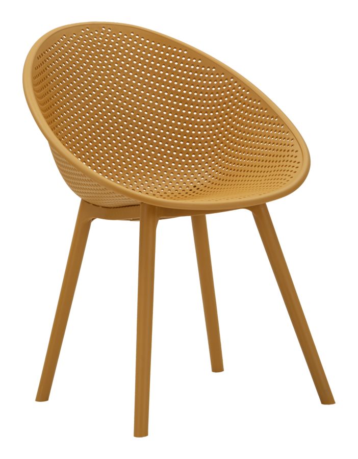 Ibiza-stuhl, Senfgang, 2er-set, Cm 59x59x83 (sitzhöhe 45 Cm)