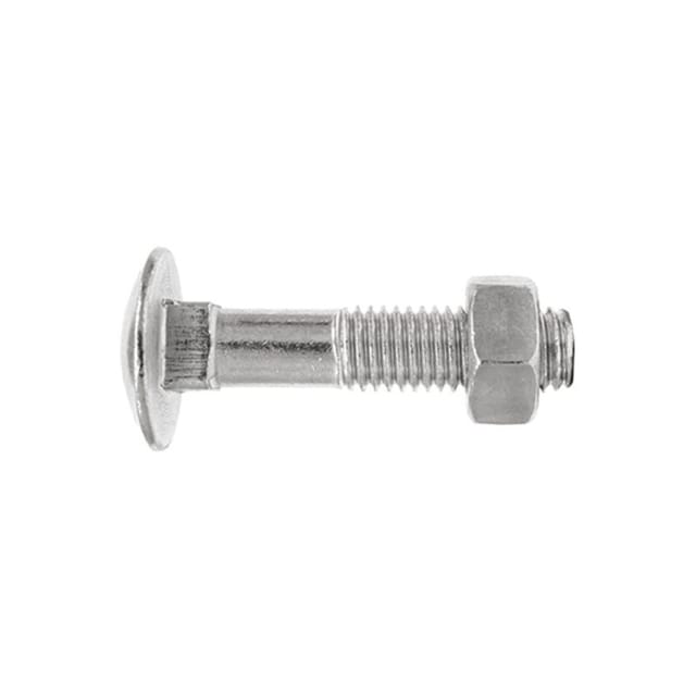 Schachtel mit 100 Schrauben M8x50mm DIN 603 verzinkt