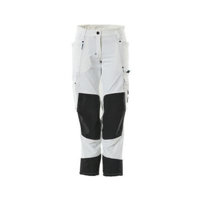 Mascot Hose ADVANCED mit Knietaschen Damen DIAMOND CORDURA 18378 Gr. 21 weiss