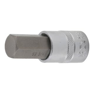 Bgs Technic - Bit-Einsatz Länge 70 mm Antrieb Innenvierkant 12,5 mm (1/2') Innensechskant 3/4'