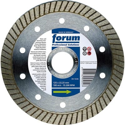 Diamant-Trennscheibe SlimTurbo 125 x 1,2 mm FORUM