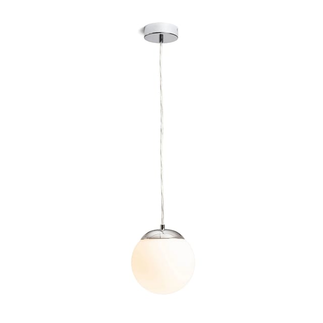 Bolly 17 Pendelleuchte Opal/Chrom-Glas 230V led E27 15W IP44