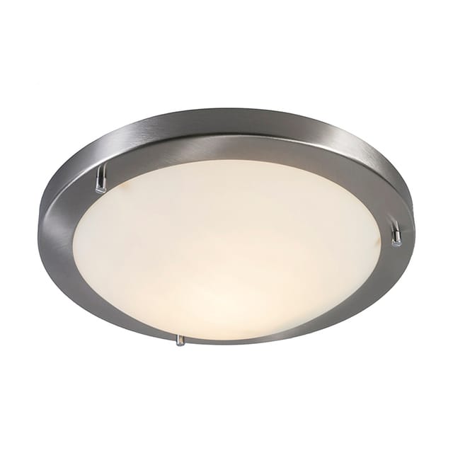 Smart Deckenleuchte Stahl 31 cm inkl. WiFi A60 IP44 - Yuma