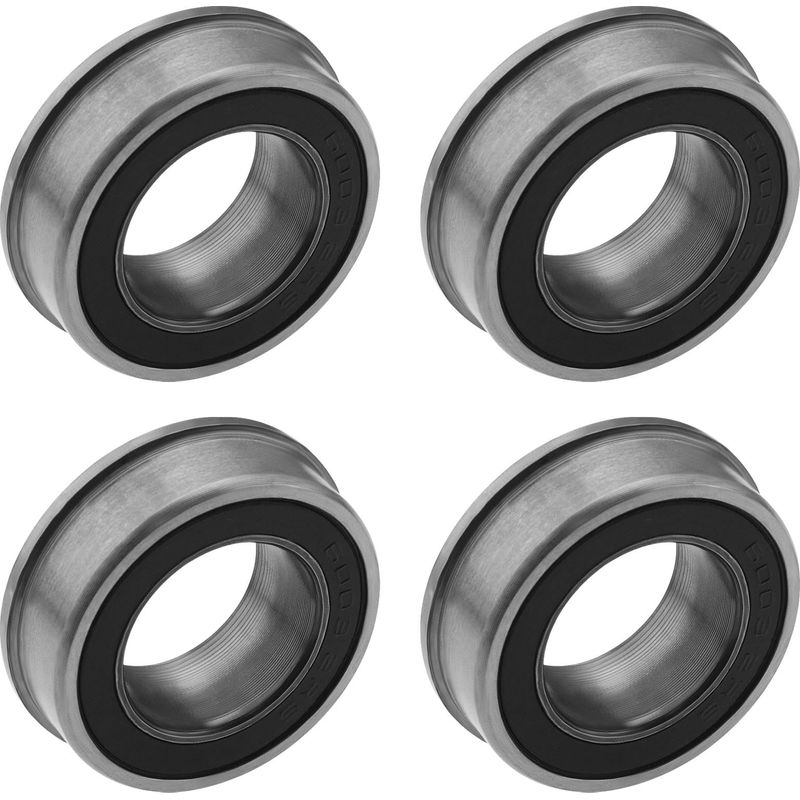 Satz Mit 4 F6003-20/2rs 20 X 35 X 11 Mm Abec-3 Flansch-rillenkugellagern Aus Wälzlagerstahl Für Haushalts- Und Gartenmaschinen