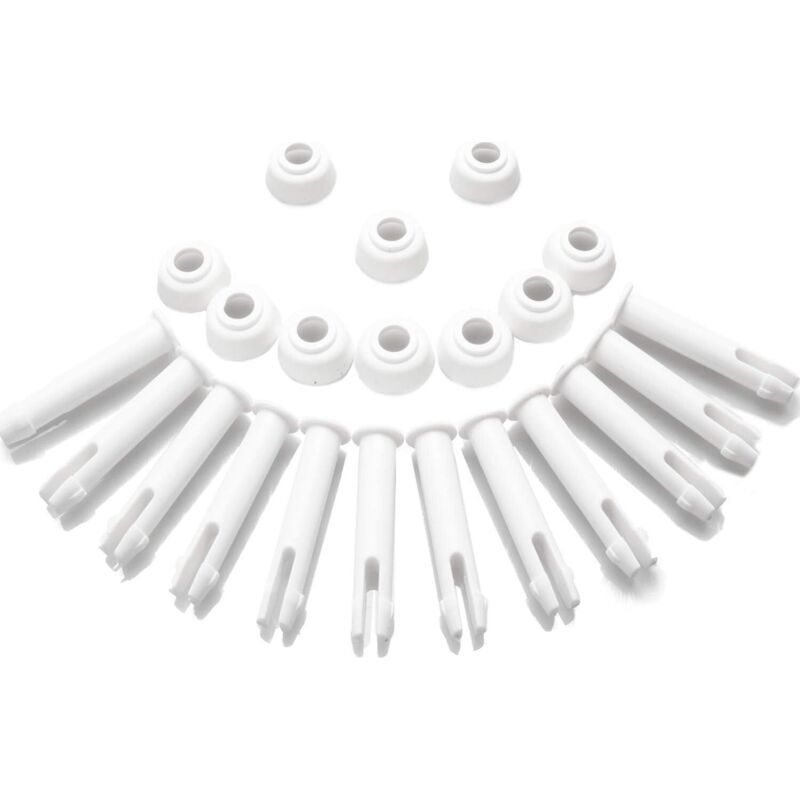 12 Kunststoff-poolstifte Und 12 Gummidichtungen, Für Intex Runde Und Rechteckige Metallrahmenpools Mit 13-24 Fuß Durchmesser, Intex 28270-28273