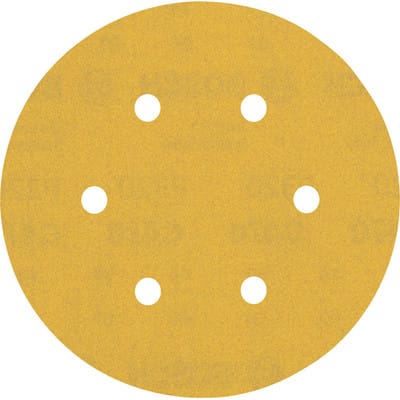 Expert C470 Schleifpapier mit 6 Löchern für Exzenterschleifer, 150 mm, g 320, 5 Stück - Bosch
