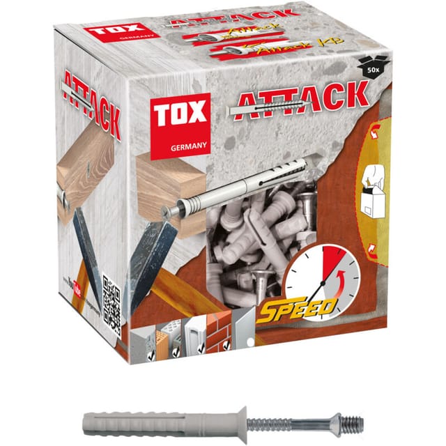 TOX Nageldübel Attack Plus 6x40 mm 50 Stk