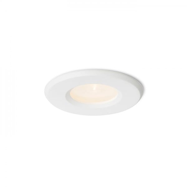 Leuchte apriori weiß satiniertes Glas 230V GU10 35W IP54
