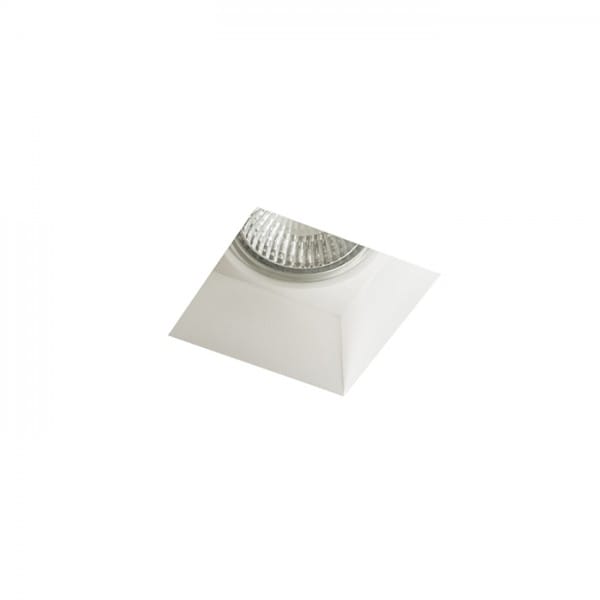 Einbauleuchte quo sq i Gips 230V GU10 35W