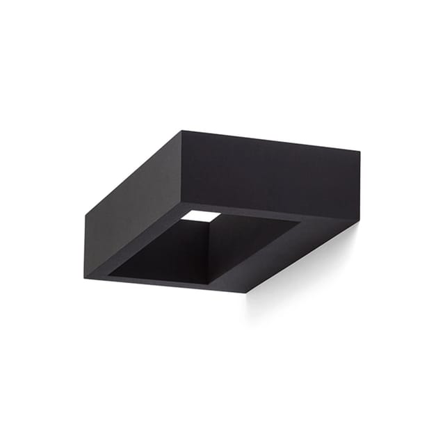 NEMAN Wandstrahler schwarz 230V LED 10W 3000K