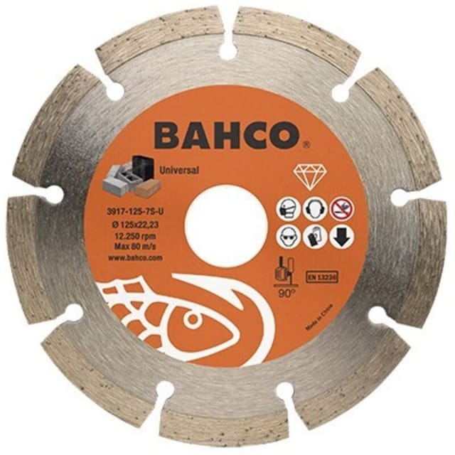 Universelle Diamanttrennscheibe 115 mm 3917-115-7s-u Bahco