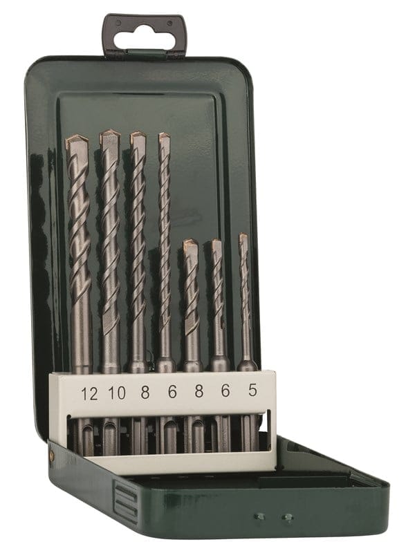 Bosch Accessories 2609255543 Hammerbohrer-Set 7teilig 5 mm, 6 mm, 6 mm, 8 mm, 8 mm, 10 mm, 12 mm