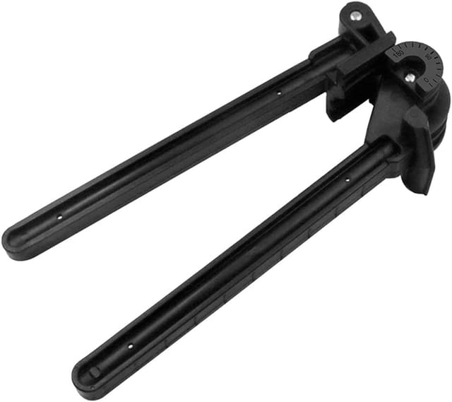 0–180 Grad Rohrbieger, 4-in-1, Hochleistungs-Rohrbieger, 5 mm, 6 mm, 8 mm, 10 mm, manuelles Rohrbiegewerkzeug für Kupfer-Aluminium-Rohre - Lntyq