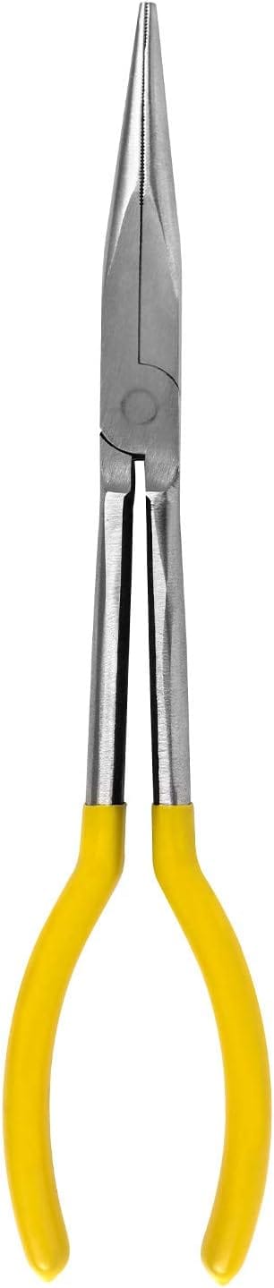 Spitzzange, Spitzzange, 275 mm / 10,8 Zoll, für schwer erreichbare enge Stellen - Lntyq