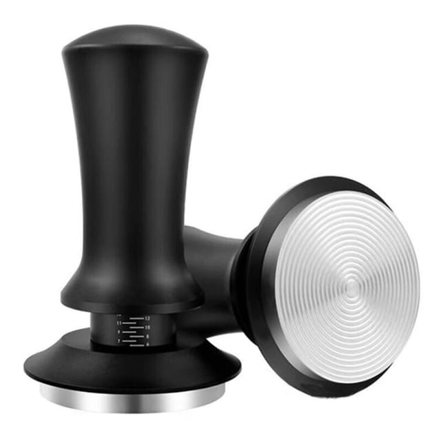 Espresso-Rührstab, flacher Edelstahl, Gewindebasis, internes Federdesign, ausgewogener Kaffeerührstab mit fester Kraft, kompatibel mit xmsj Y40 (58
