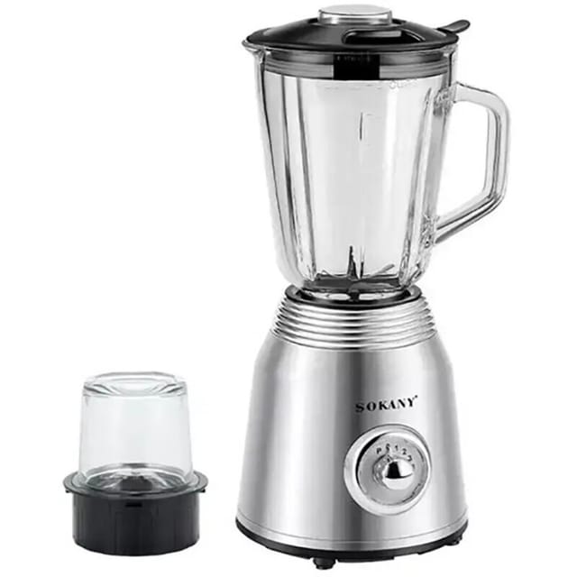 2-In-1 Elektro-Mixer, Kaffeemühle, Fleischwolf, 800 W, Fruchtmixer, 1,5 L Sk186