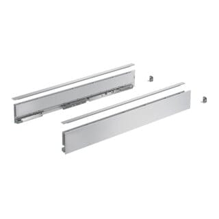 AvanTech you Set Zarge Höhe 77 mm, nl 450 mm, silber o. Frontbef.