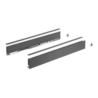 AvanTech You Schubkasten Set Schubkasten Set Höhe 77 - Schubkastensystem Nennlänge 550mm, Stahl anthrazit - Hettich