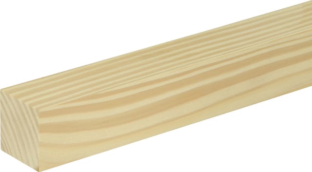 Flachleiste 100 cm 40 x 40 mm Fichte/Kiefer Sockelleiste - Fn Neuhofer