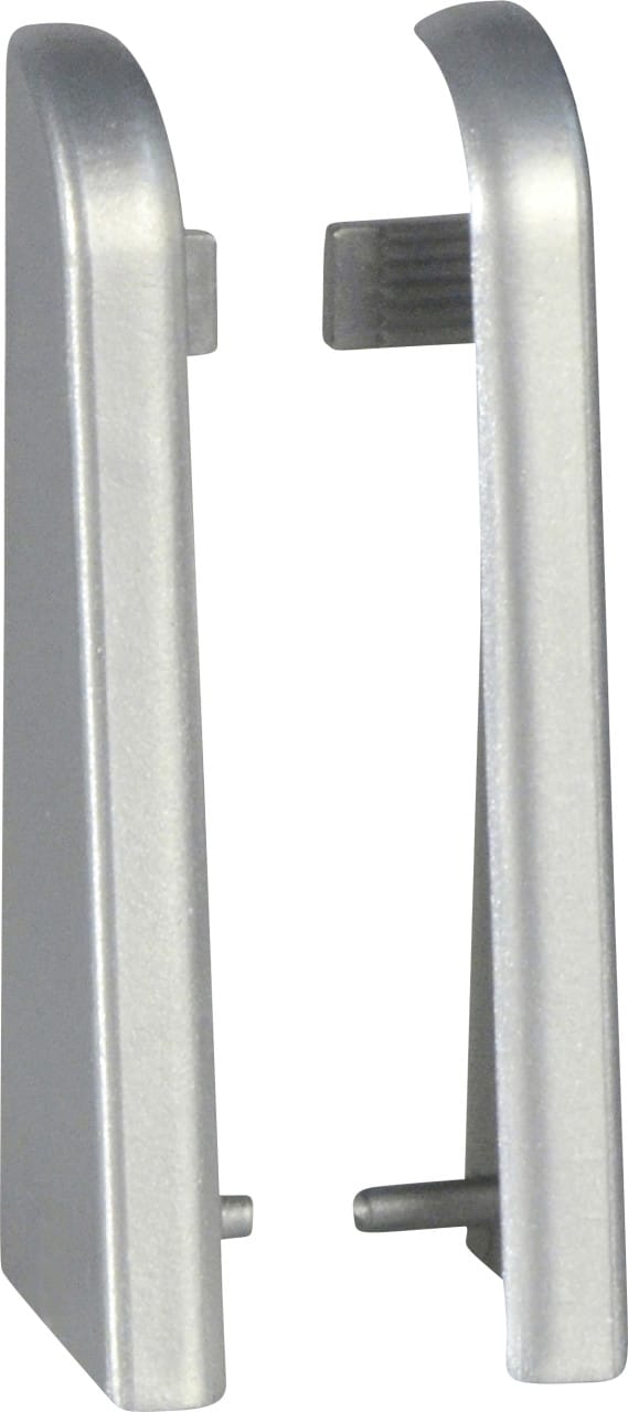 Neuhofer Endstück 10 x 20 x 60 mm Silber bedampft Sockelleiste