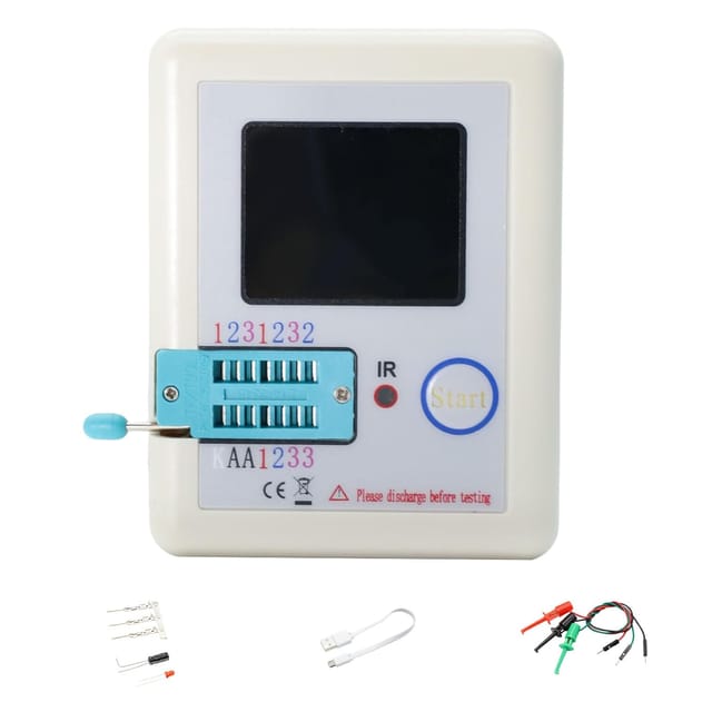 Sollbry TC1 Transistortester RUIZHI LCR-T7 Transistor-Messgerät ESR-Messgerät Multifunktionstester TFT LCR-Transistortester