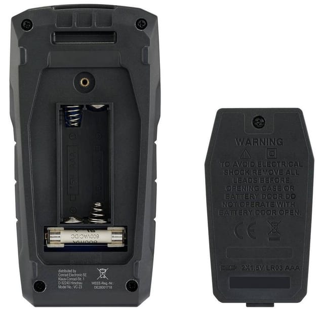 Voltcraft - VC-23 Hand-Multimeter digital cat iii 600 v Anzeige (Counts): 6000