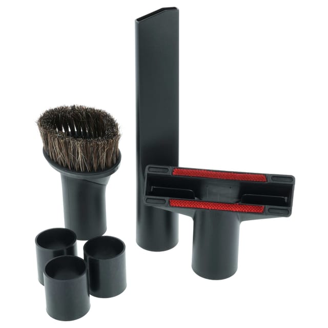 6-tlg. Düsen-Set kompatibel mit Moulinex Staubsauger - 32 mm / 35 mm Schwarz - Vhbw