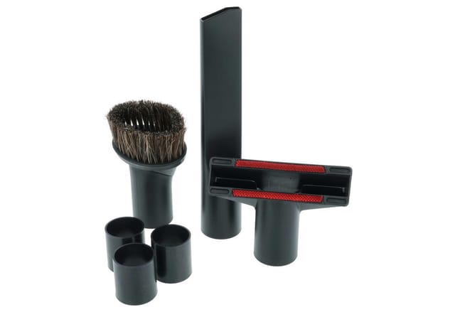 6-tlg. Düsen-Set kompatibel mit Miele Staubsauger - 32 mm / 35 mm Schwarz - Vhbw