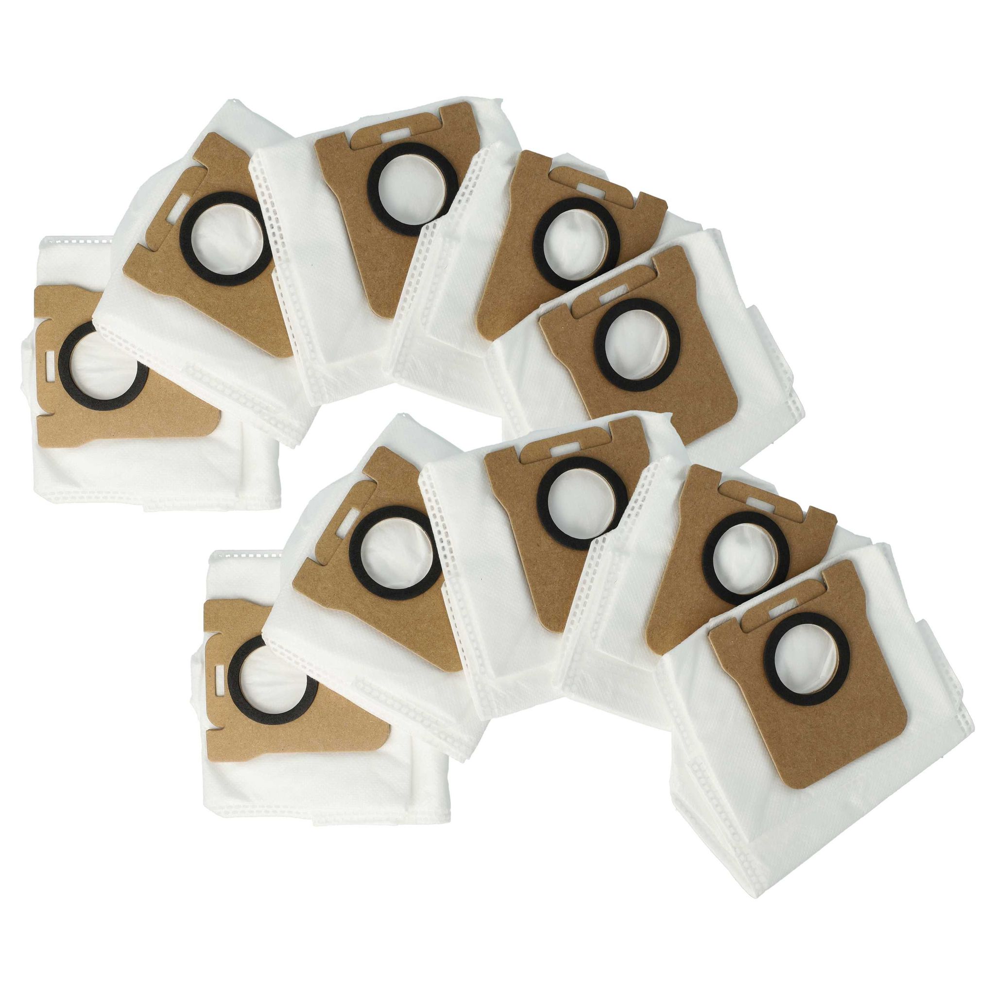 10x Staubbeutel kompatibel mit Xiaomi S20+, X10+, X20+, X10 Plus Saugroboter - Beutel für die Absaugstation - Vhbw