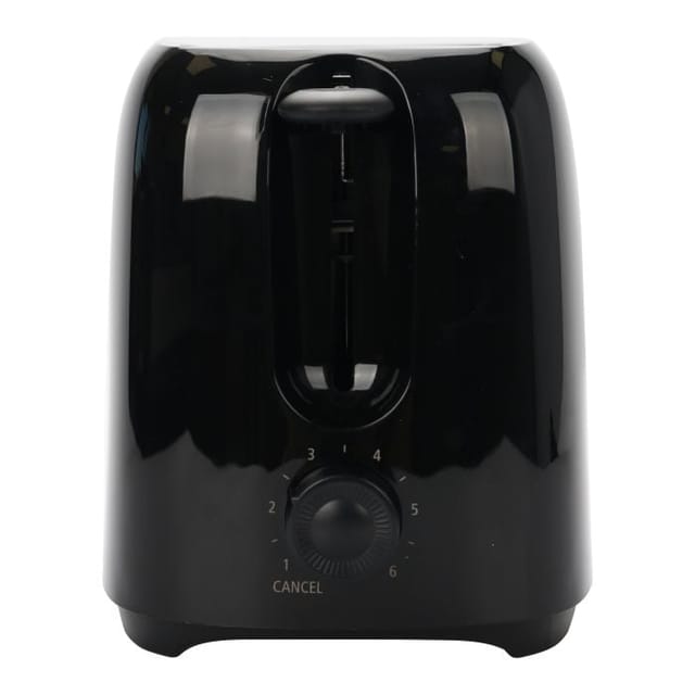 Toaster TO-12867, 700 Watt, 2 Scheiben, schwarz, 6 Bräunungsstufen Brötchenaufsatz - Emerio