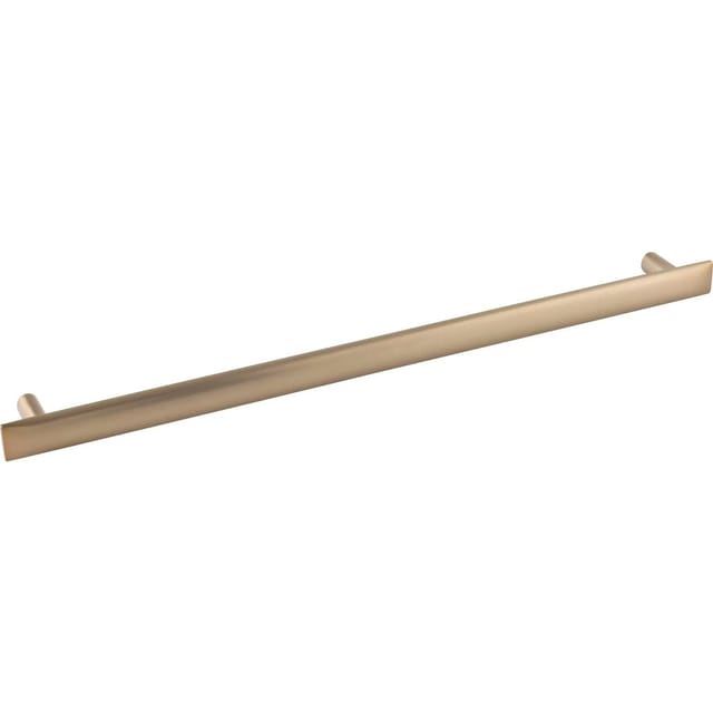 Furnipart - Möbelgriff Flow Breite 356mm - Schrankgriff la 320mm elegant, Zinkdruckguss Messing gebürstet