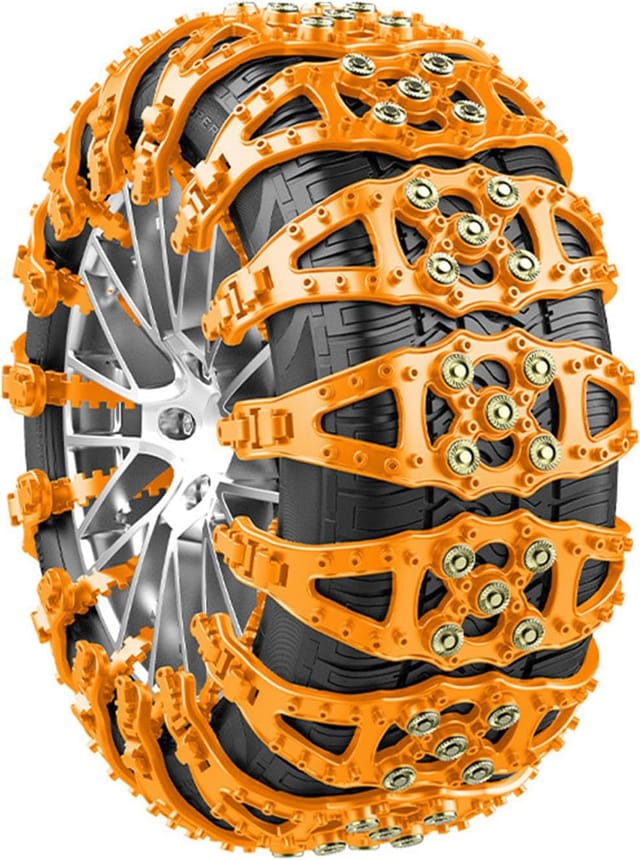 10er-pack Winterreifenketten, Wiederverwendbare Anti-rutsch-ketten Für Auto/suv/van, Einfach Zu Installieren Und Zu Entfernen, Für Reifenbreite 165–245 Mm