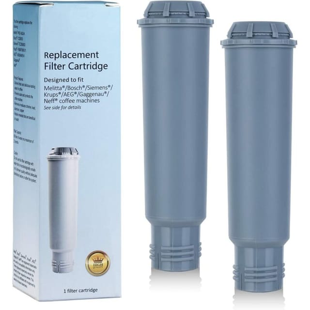 Sollbry 2er-Pack Wasserfilterkartuschen für Melitta/Krups Claris F088 F088 01/Siemens TCZ60003/AEG/Neff/Bosch TCZ6003 Kaffeemaschine