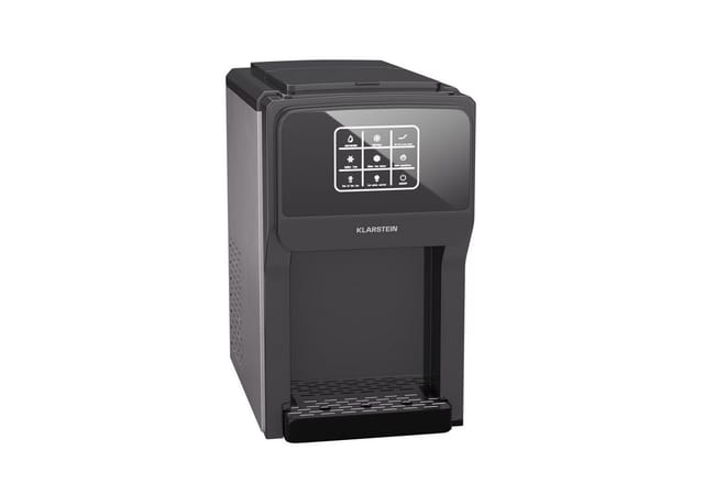 Klarstein - ArcticBlend 3in1 Eiswürfelmaschine – 20 kg/24 h, Kugeleis & Crushed Ice, Wasserspender, 6-Liter-Wassertank, Edelstahl, Eiswürfelbereiter,