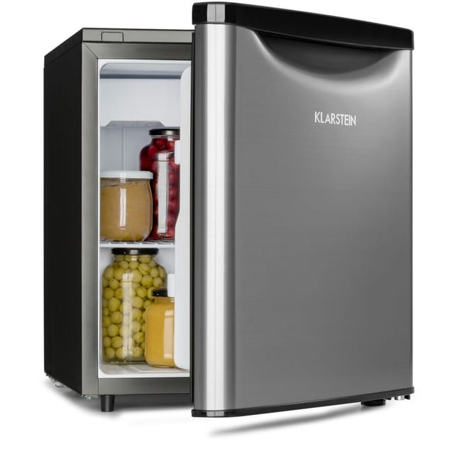Klarstein - Yummy - Kühlschrank, mit Gefrierfach, , Kühlmittel: R600a, 41 dB, 1 x Gitterboden, inkl. Tropfschale, 47 l, Gefrierfach: 3 Liter,