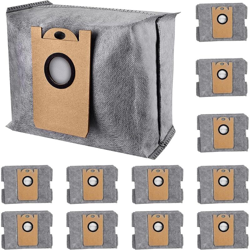 12 Stück Staubbeutel für Eufy Clean LR30 L35 Hybrid+ Roboterstaubsauger, Ersatzbeutel für Staubsaugerbeutel, Staubsaugerzubehör - Lntyq