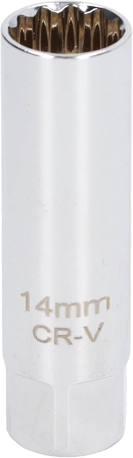 Magnetischer Zündkerzenschlüssel, Autozubehör, elektrische Wandler, universelles, ultradünnwandiges Spezial-Entfernungswerkzeug, 12-Punkt 3/8 Zoll