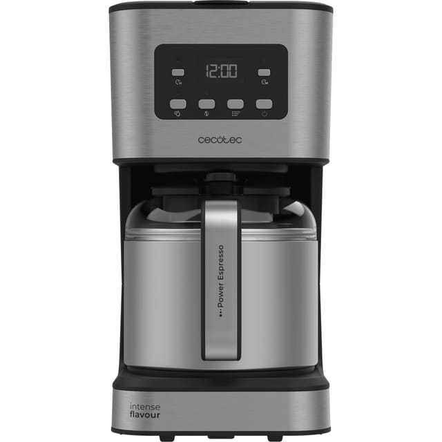 Cecotec - Coffee 66 Drop & Thermo Time Drip Coffee Maker de, 950 w, 1,2 l, 10 Tassen, LCD-Display, Timer 24 h, Anti-Tropf-System, Überhitzungsschutz,