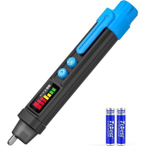 Spannungsprüfer, Dual-skala 12–1000 V / 48–1000 V, Berührungsloser Spannungsprüfer, Spannungsanzeigestift Mit Ncv, Trenndetektor Mit Taschenlampe Und Akustischem Alarm