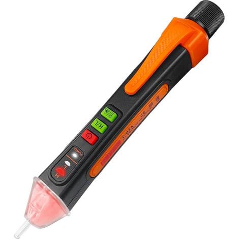 Spannungsprüferstift, Elektrischer Prüfer Mit Leuchte, Spannungsdetektor Mit Akustischem Und Optischem Signalgeber, Berührungsloser Spannungsprüfer, Duale Empfindlichkeit 12 V/1000 V / 48 V/1000 V