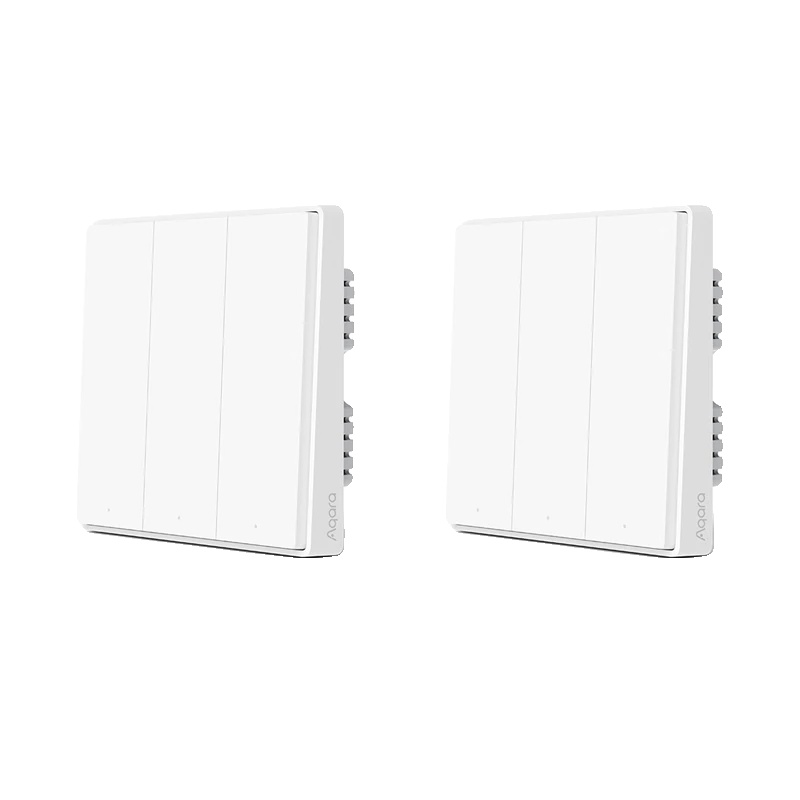 Intelligenter Wandschalter, Zigbee-kompatibel, Drahtlose Fernbedienung, 2x D1 Ohne Neutralleiter 3k
